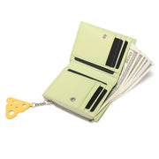 women's short wallet with cheese pendant, view 9 - MRSLM