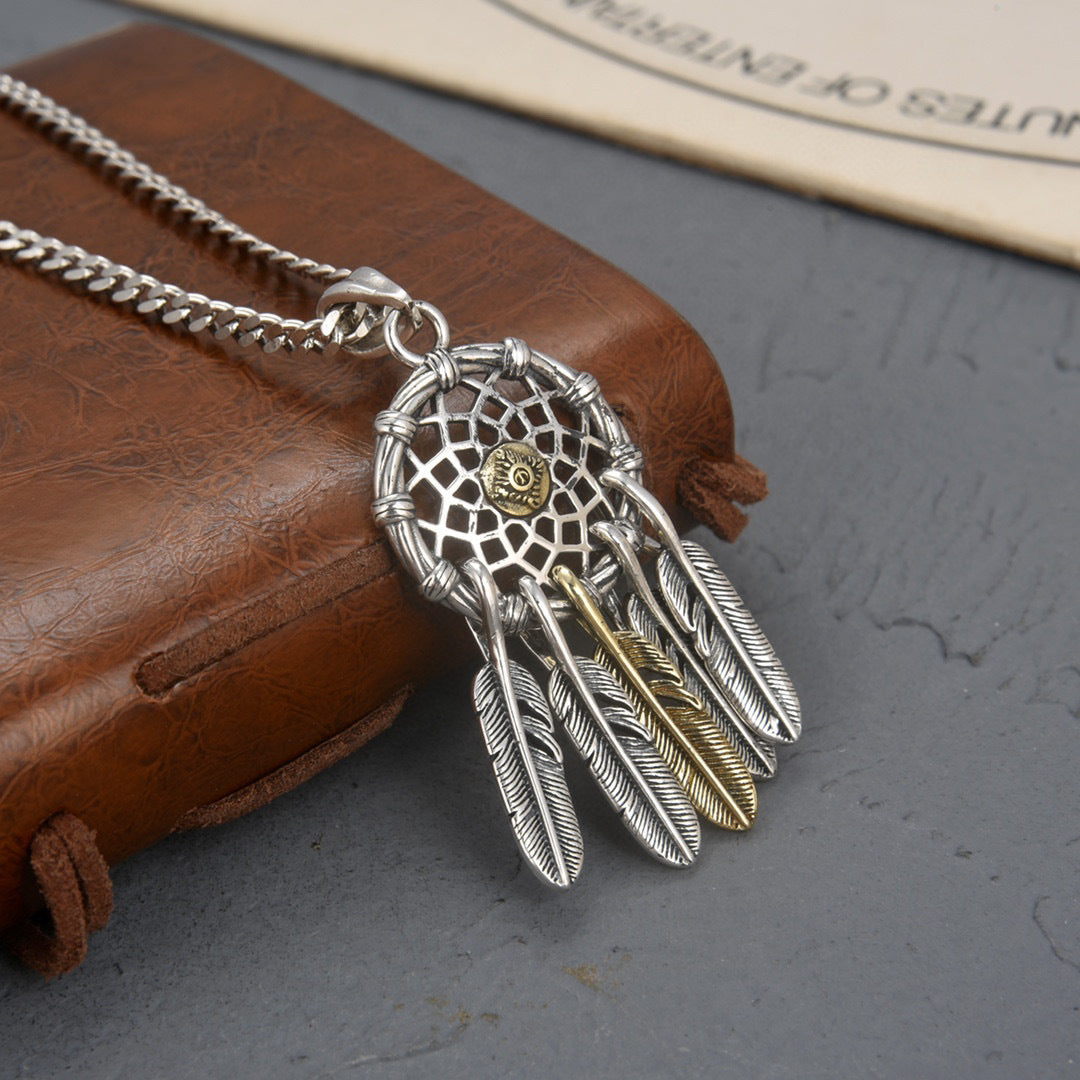 Hollow Dream Catching Net Pendant