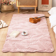 Banana leaf plush flannel rug, view 2 - MRSLM
