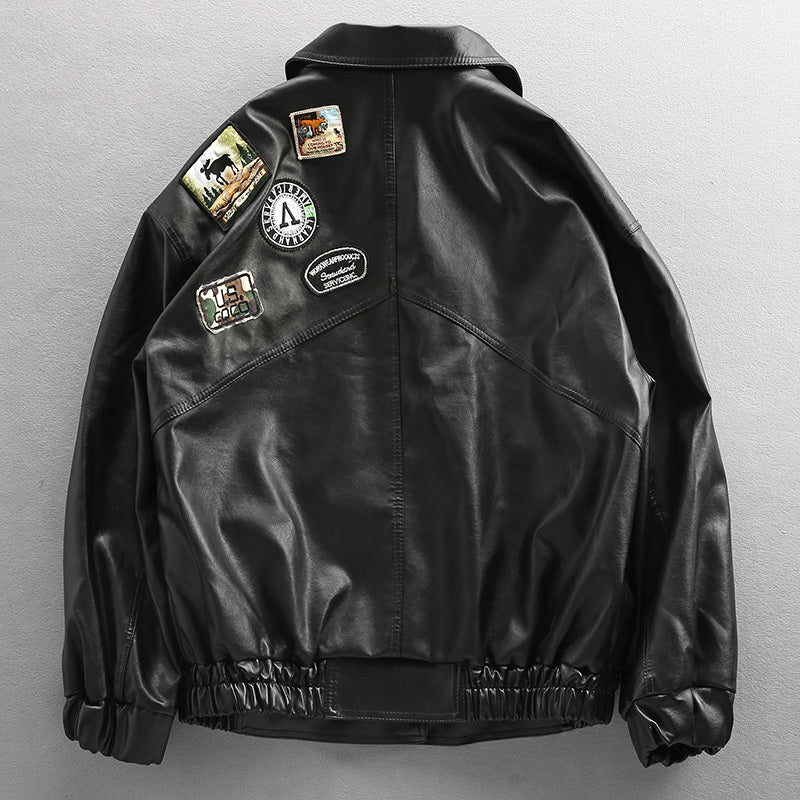 PU leather jacket, view 7 - MRSLM
