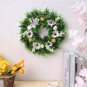Easter door garland, view 2 - MRSLM