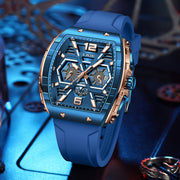 square chronograph watch, view 11 - MRSLM