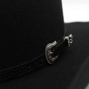 roll brim fedora cowboy hat, view 7 - MRSLM