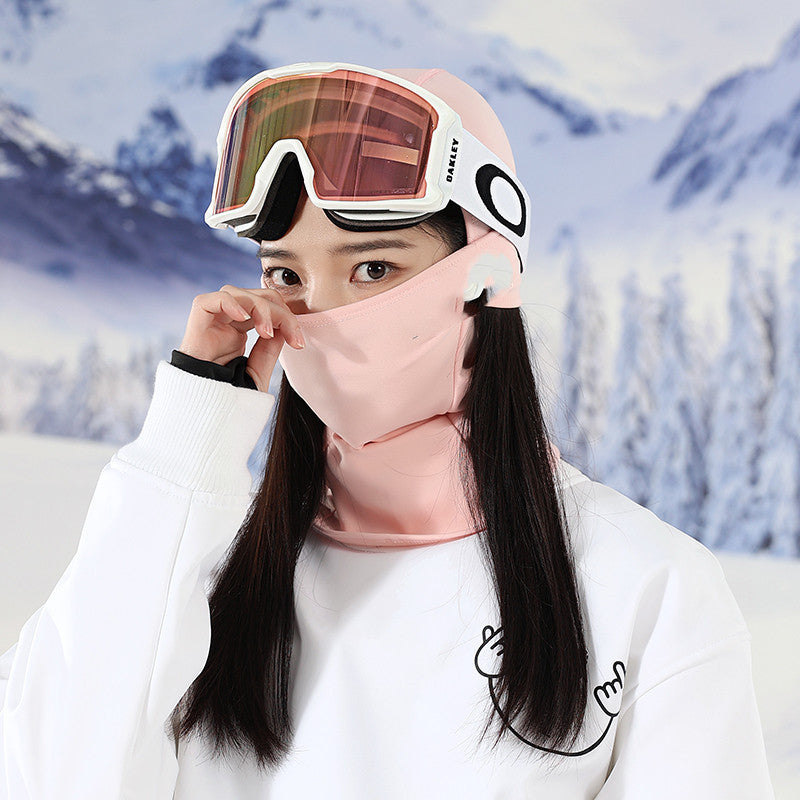 velvet windproof ski head cover, view 9 - MRSLM