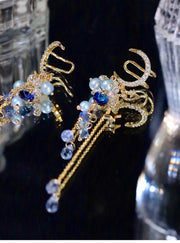 gold ear bone clip no piercing, view 4 - MRSLM