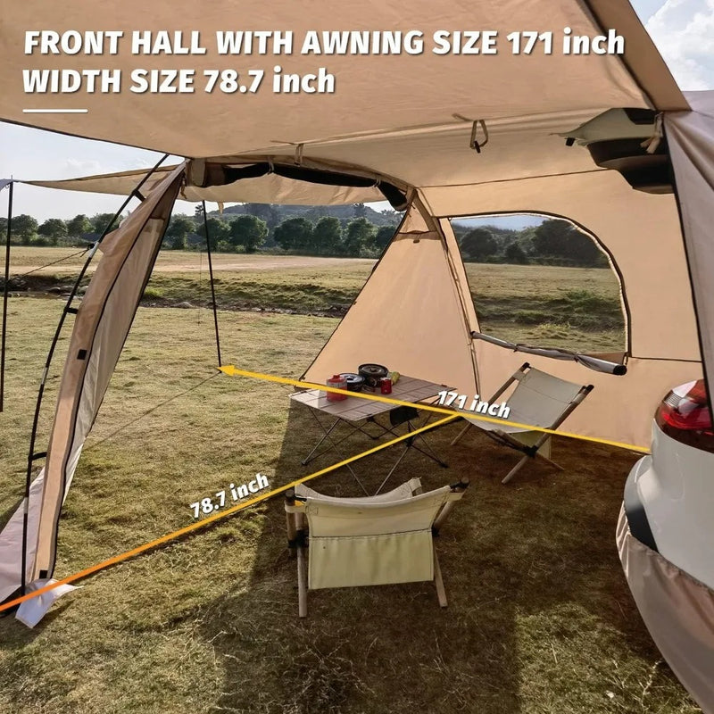 outdoor SUV tent awning, view 2 - MRSLM