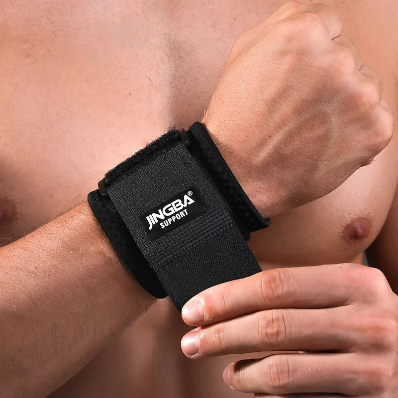 adjustable weightlifting wristband, view 7 - MRSLM