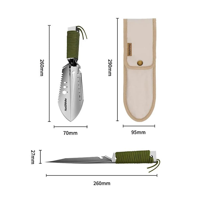 camping survival shovel, view 10 - MRSLM