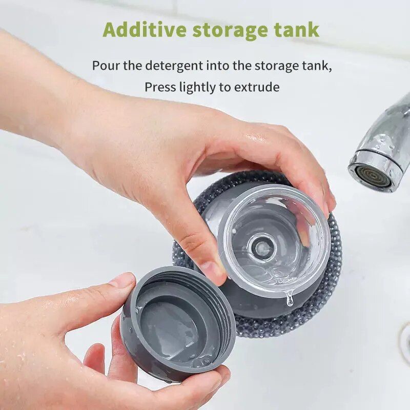 2-in-1 kitchen cleaning brush, view 5 - MRSLM