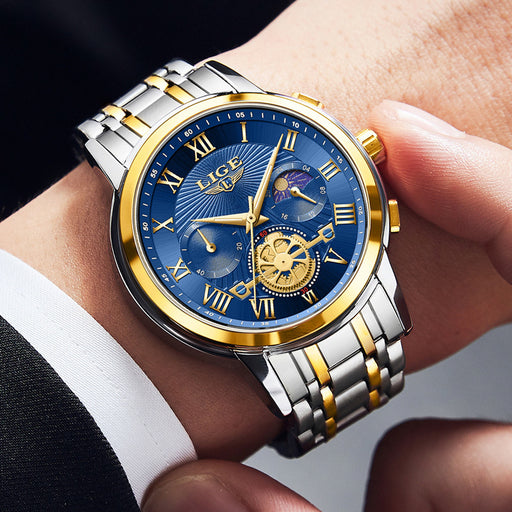 Men's steel belt quartz watch - MRSLM