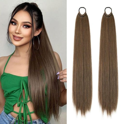 synthetic wrap around ponytail extensions - MRSLM