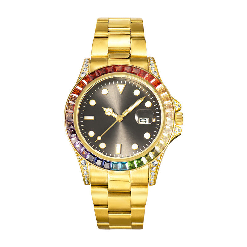 men's crystal quartz watch, view 2 - MRSLM