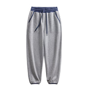 women's contrast drawstring sweatpants, view 2 - MRSLM