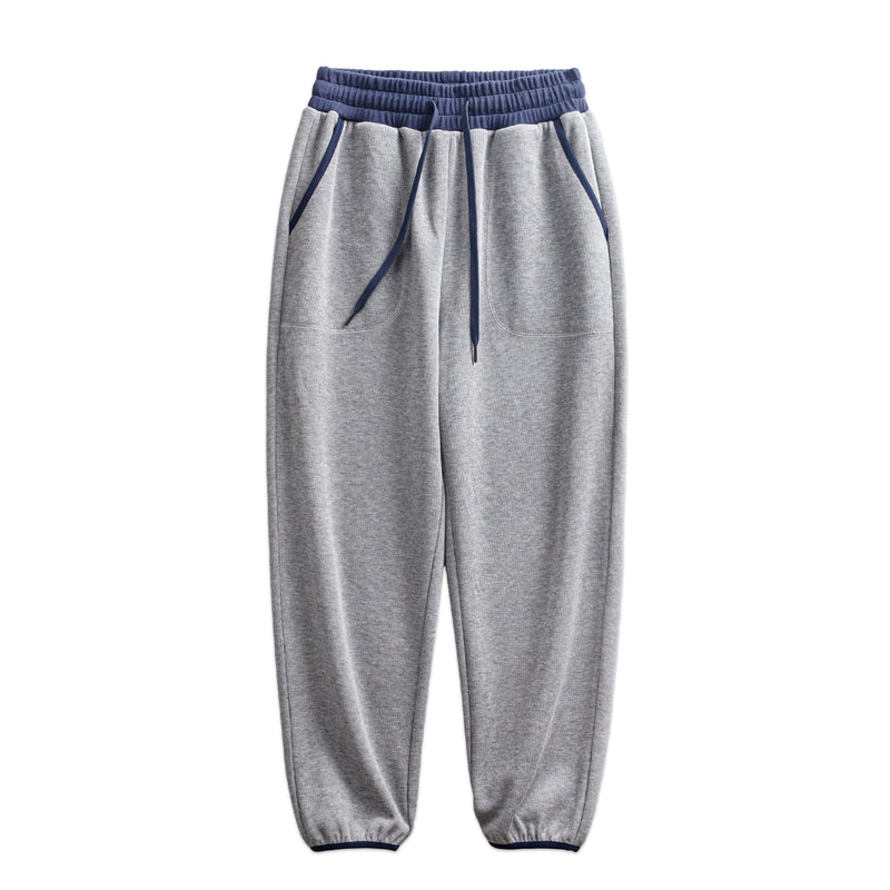 women's contrast drawstring sweatpants, view 2 - MRSLM