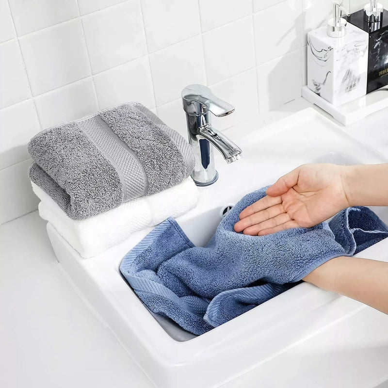pure cotton soft absorbent face towel, view 7 - MRSLM