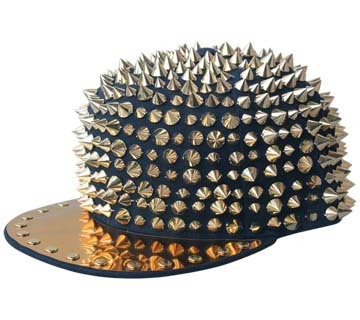 punk pointed rivet hip hop hat, view 23 - MRSLM