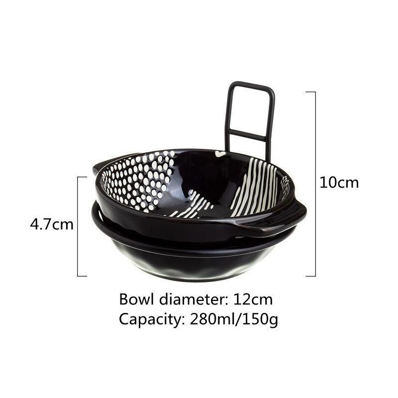 durable ceramic pet bowl, view 2 - MRSLM