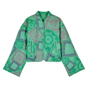 printed short zipper jacket, view 5 - MRSLM