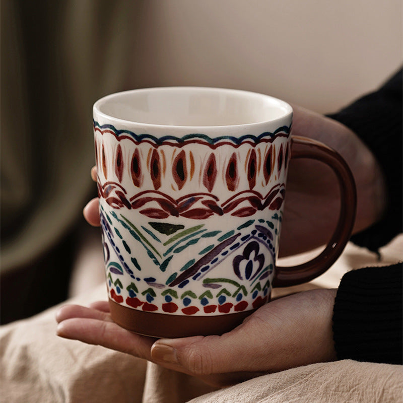 hand-painted graffiti ceramic mug, view 2 - MRSLM