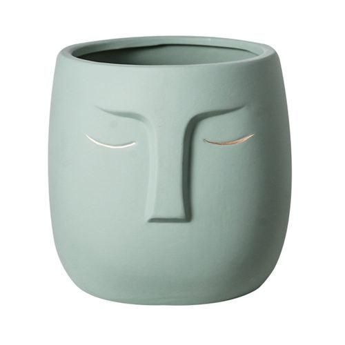 ceramic head vase, view 7 - MRSLM
