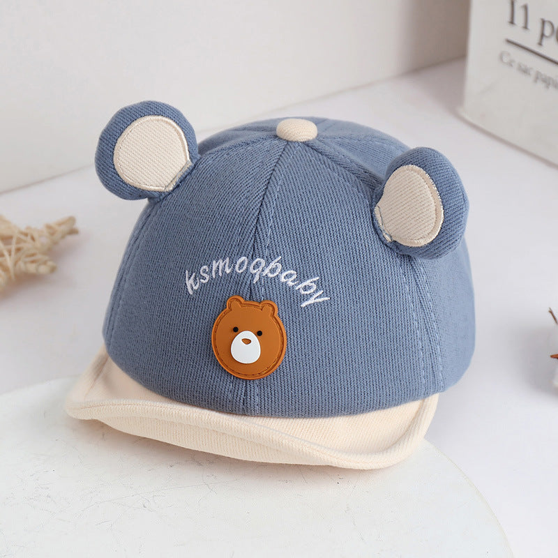 cute bear-ear baby hat, view 4 - MRSLM