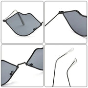 red lips cat eye sunglasses, view 13 - MRSLM