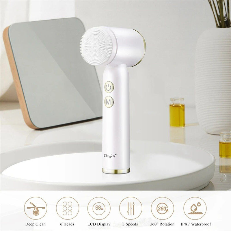 electric facial cleansing brush, view 8 - MRSLM