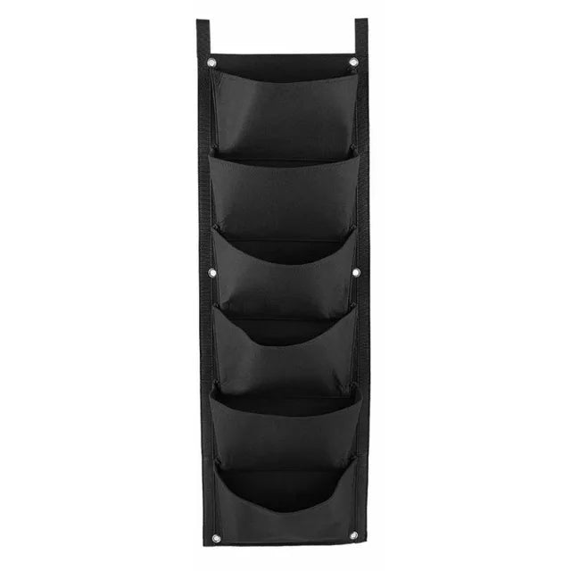 7-pocket vertical hanging garden planter, view 2 - MRSLM