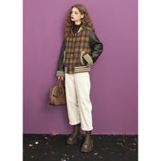 Brown cargo jacket for women, view 5 - MRSLM