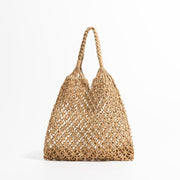 Cotton beach tote bag, view 4 - MRSLM