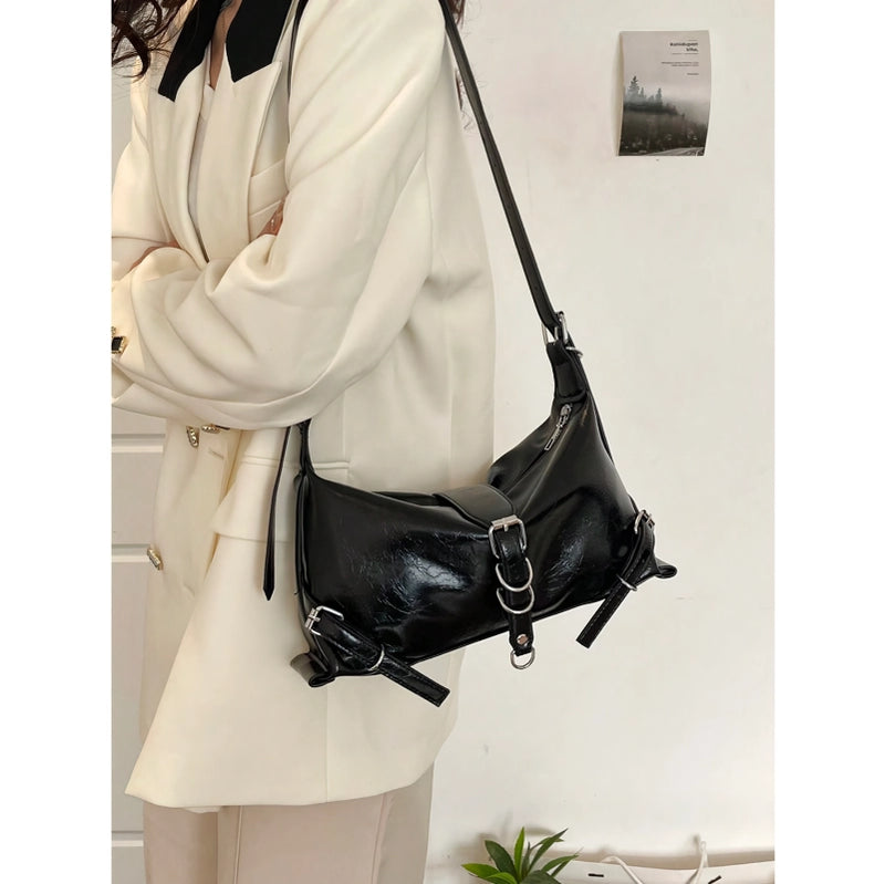 solid shoulder bag, view 6 - MRSLM