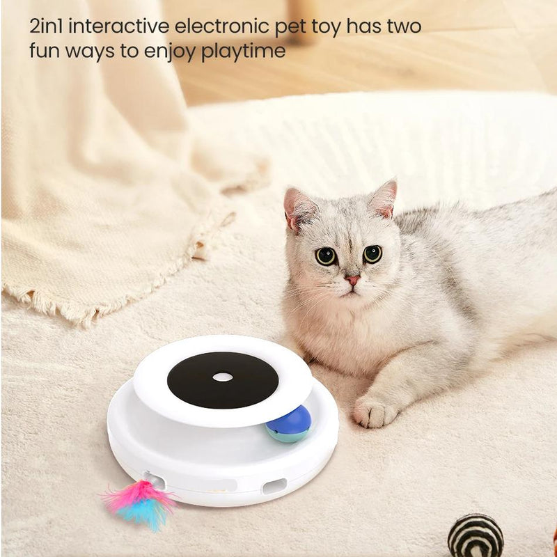 interactive cat toy with auto timer, view 9 - MRSLM