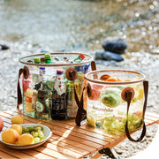 portable transparent folding bucket, view 3 - MRSLM