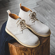 men's handmade suede ankle boots - MRSLM