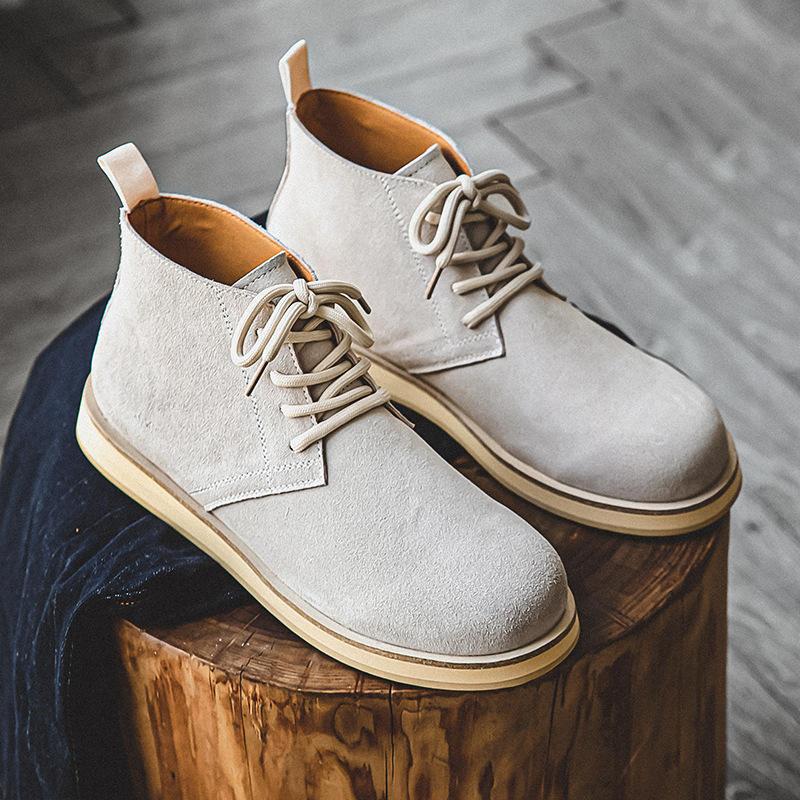 men's handmade suede ankle boots, view 4 - MRSLM