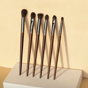 goat hair eye shadow brush set, view 3 - MRSLM
