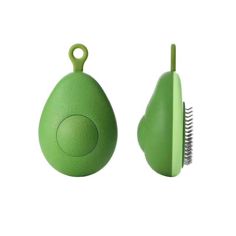 pet hair removal comb with massage teeth, view 3 - MRSLM
