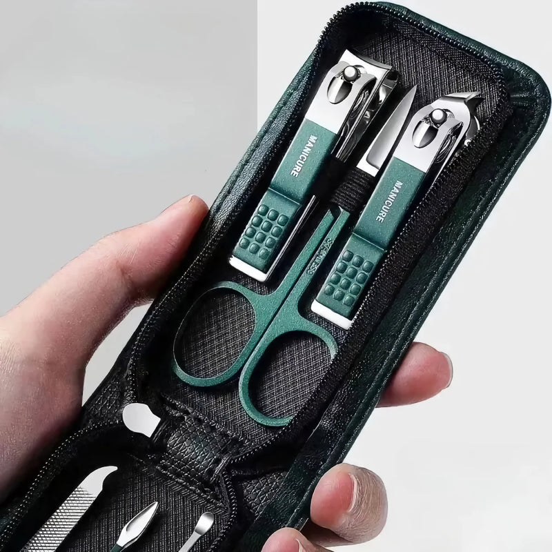 6-piece stainless steel nail clippers set, view 3 - MRSLM