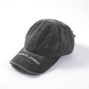 adjustable black cotton cap, view 5 - MRSLM
