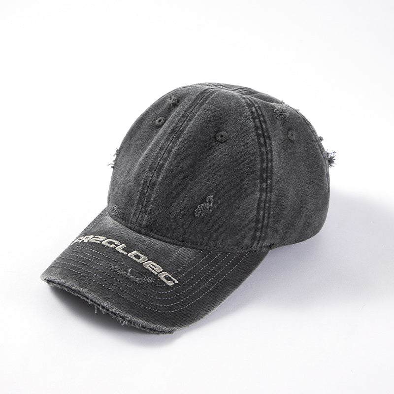 adjustable black cotton cap, view 5 - MRSLM
