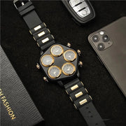 men's big dial quartz watch, view 4 - MRSLM