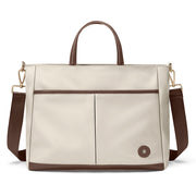 women's lightweight nylon shoulder tote, view 9 - MRSLM