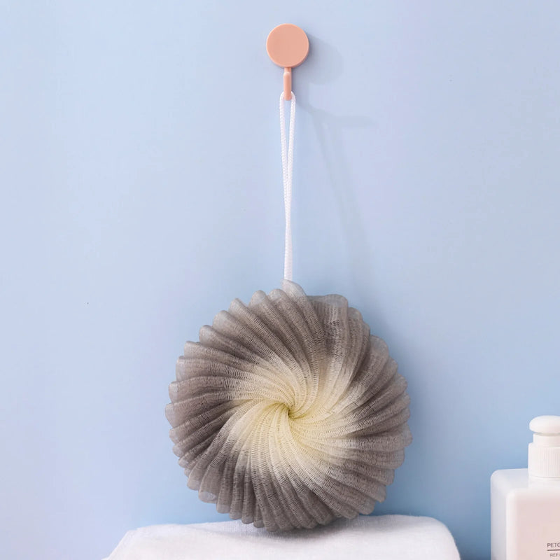 soft mesh bath sponge, view 4 - MRSLM