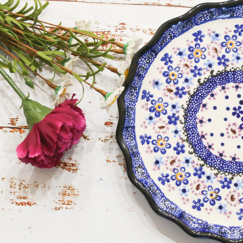 High Temperature Porcelain Underglaze Plate