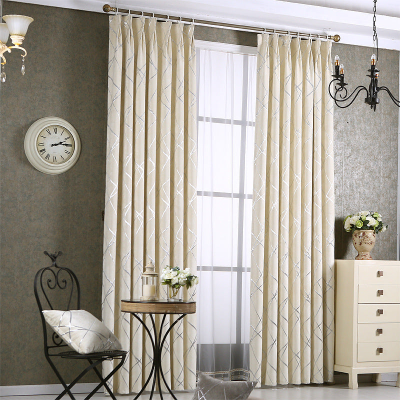 solid color chenille curtains, view 3 - MRSLM
