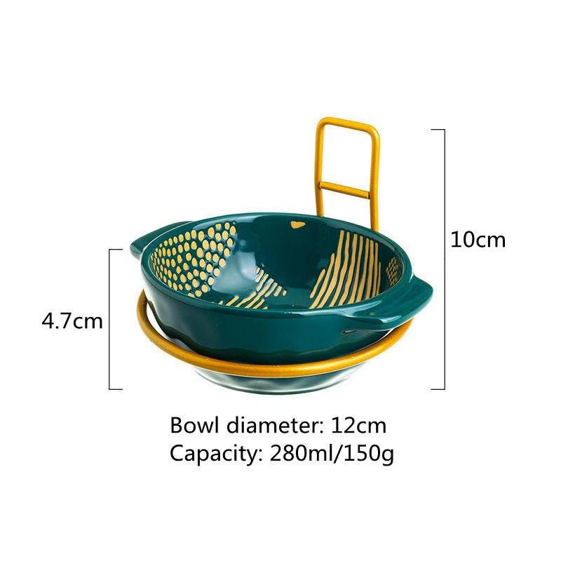 durable ceramic pet bowl, view 3 - MRSLM