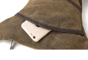 men's canvas messenger bag, view 6 - MRSLM