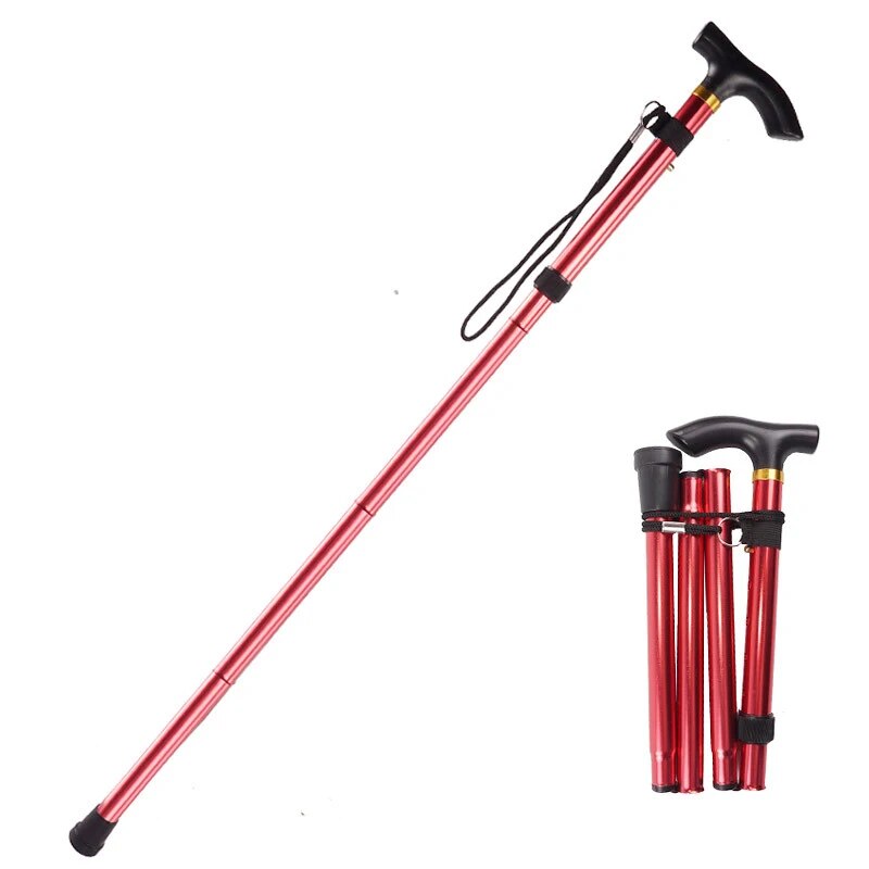Multifunctional folding walking stick, view 7 - MRSLM
