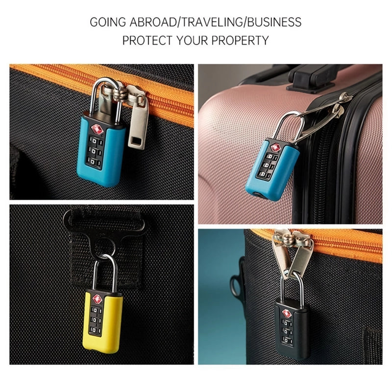 3-digit luggage combination lock, view 9 - MRSLM