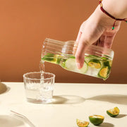 glass water bottle and teacup set, view 6 - MRSLM